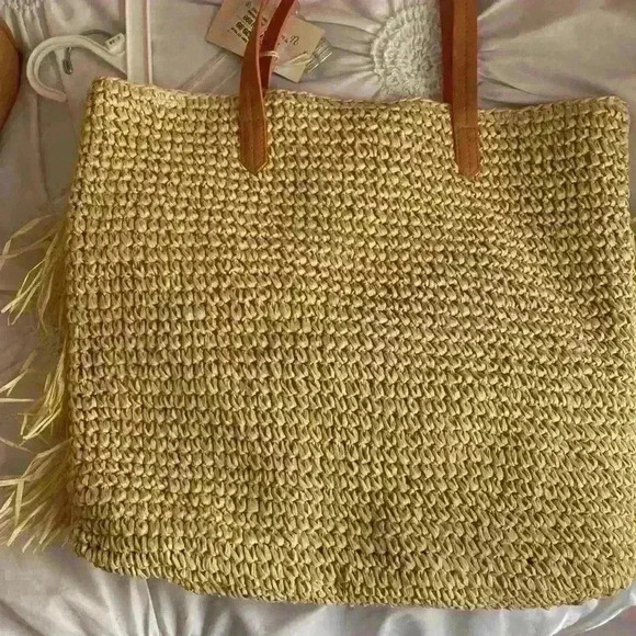 Beach bag- raffia bag - Picture 3 of 6